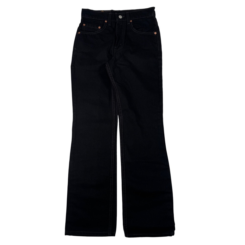 Vintage 1993 USA Made Levi's 517 Boot Cut Black Jeans Deadstock 90s NOS 28x30